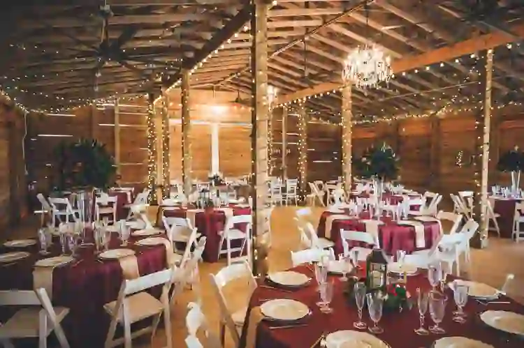 Rustic barn wedding venue at Kelly Farm Events near St Augustine FL