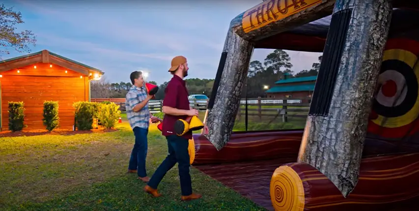 Team building event at Kelly Farm Events in St. Augustine FL